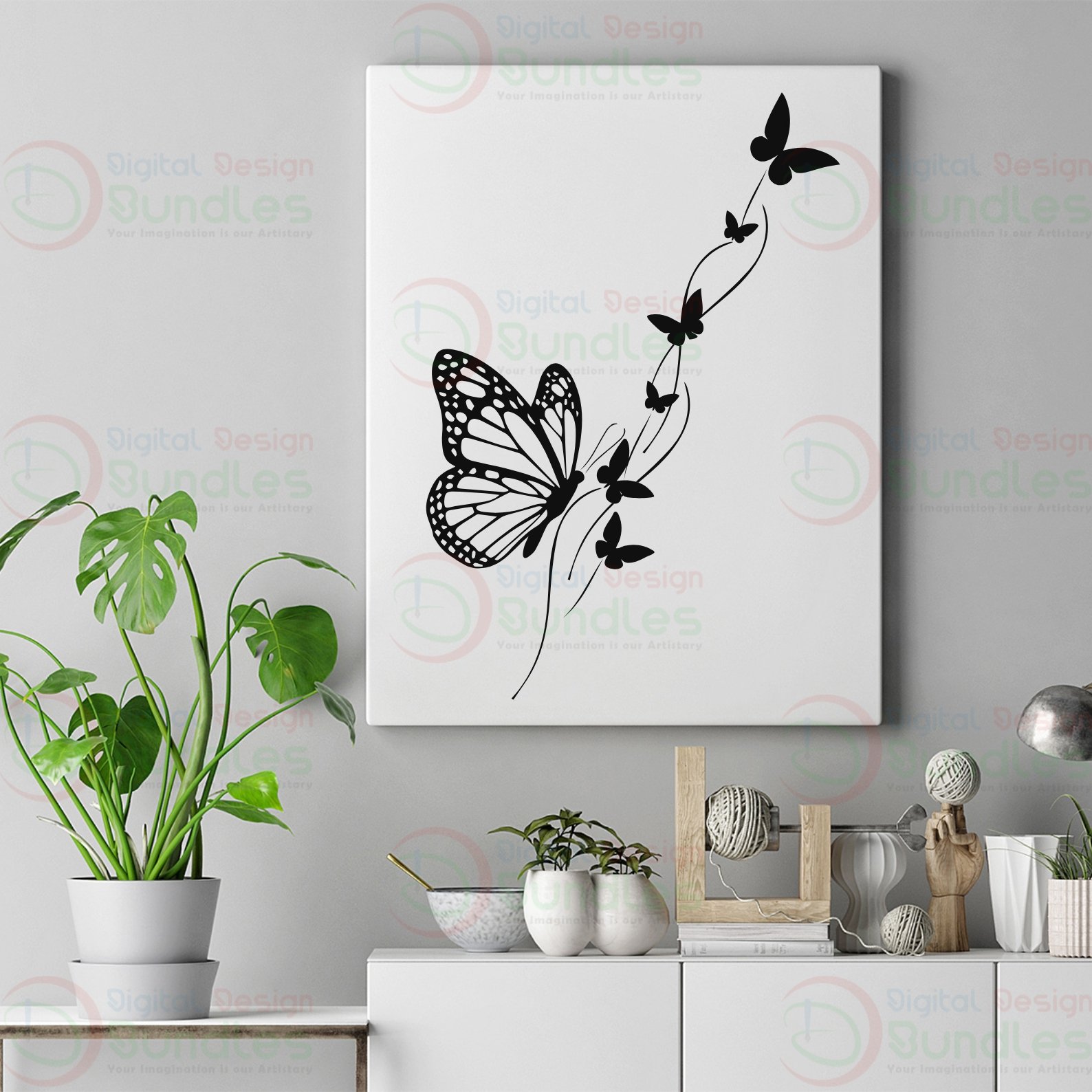 Flying Butterflies Svg-1