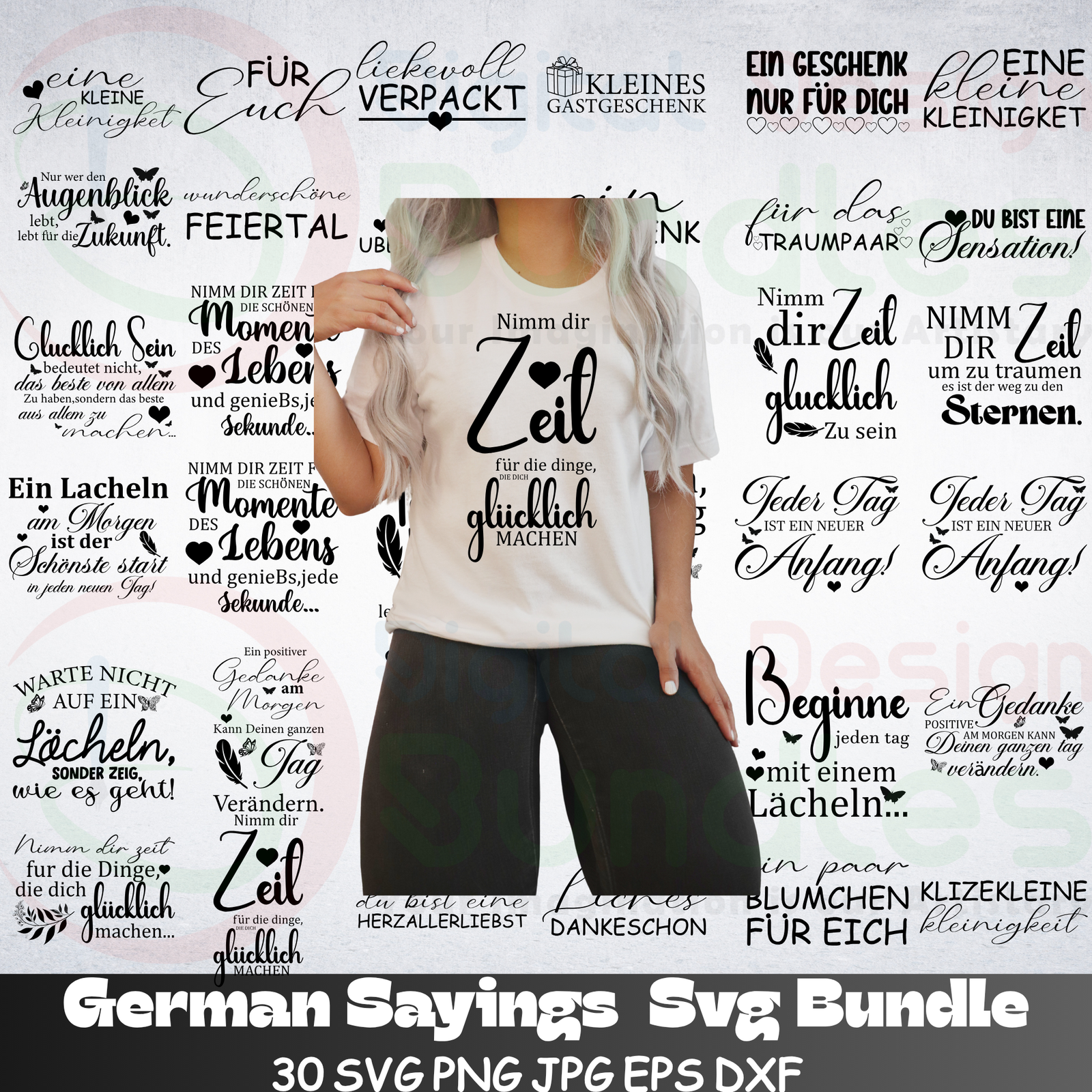 German sayings plotter