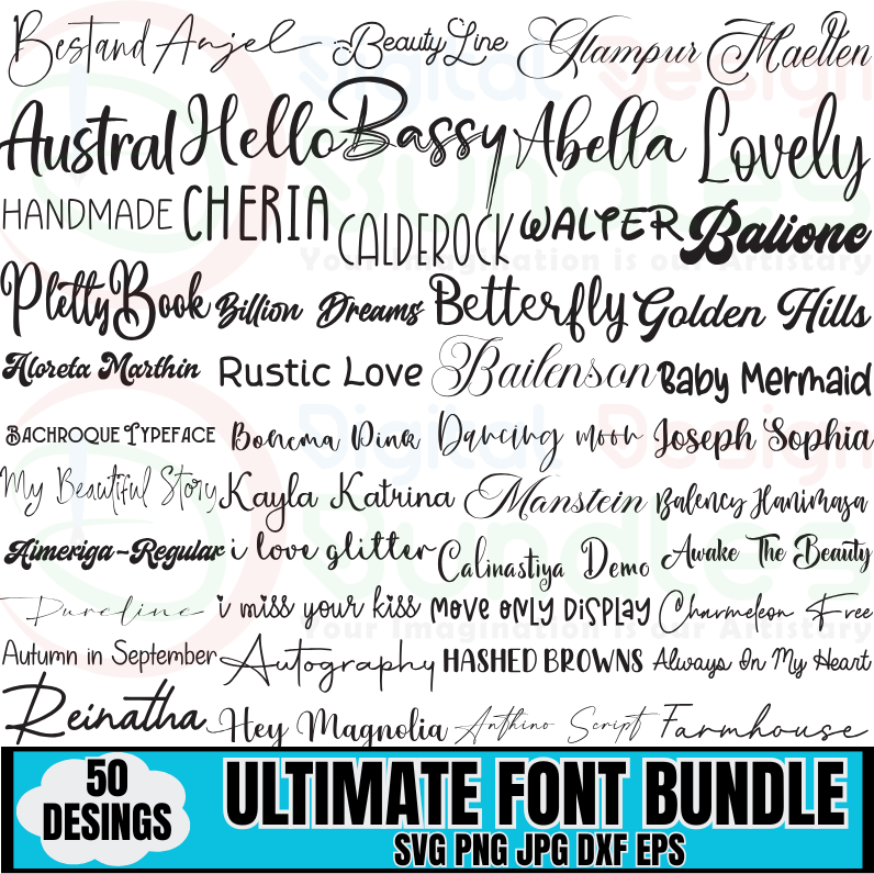 Ultimate font Bundle