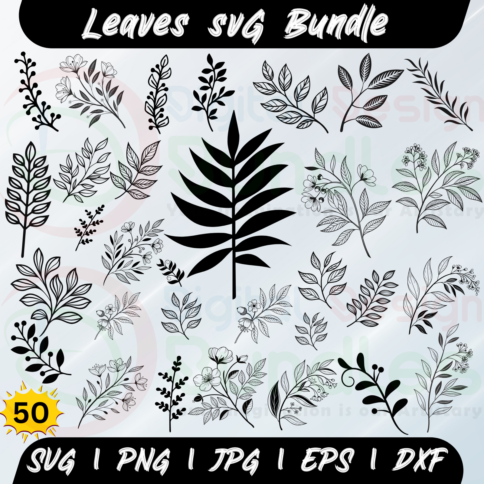 Leaves Svg Bundle