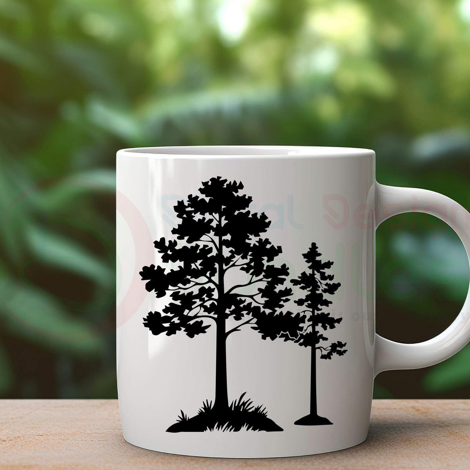 Mountain Forest SVG