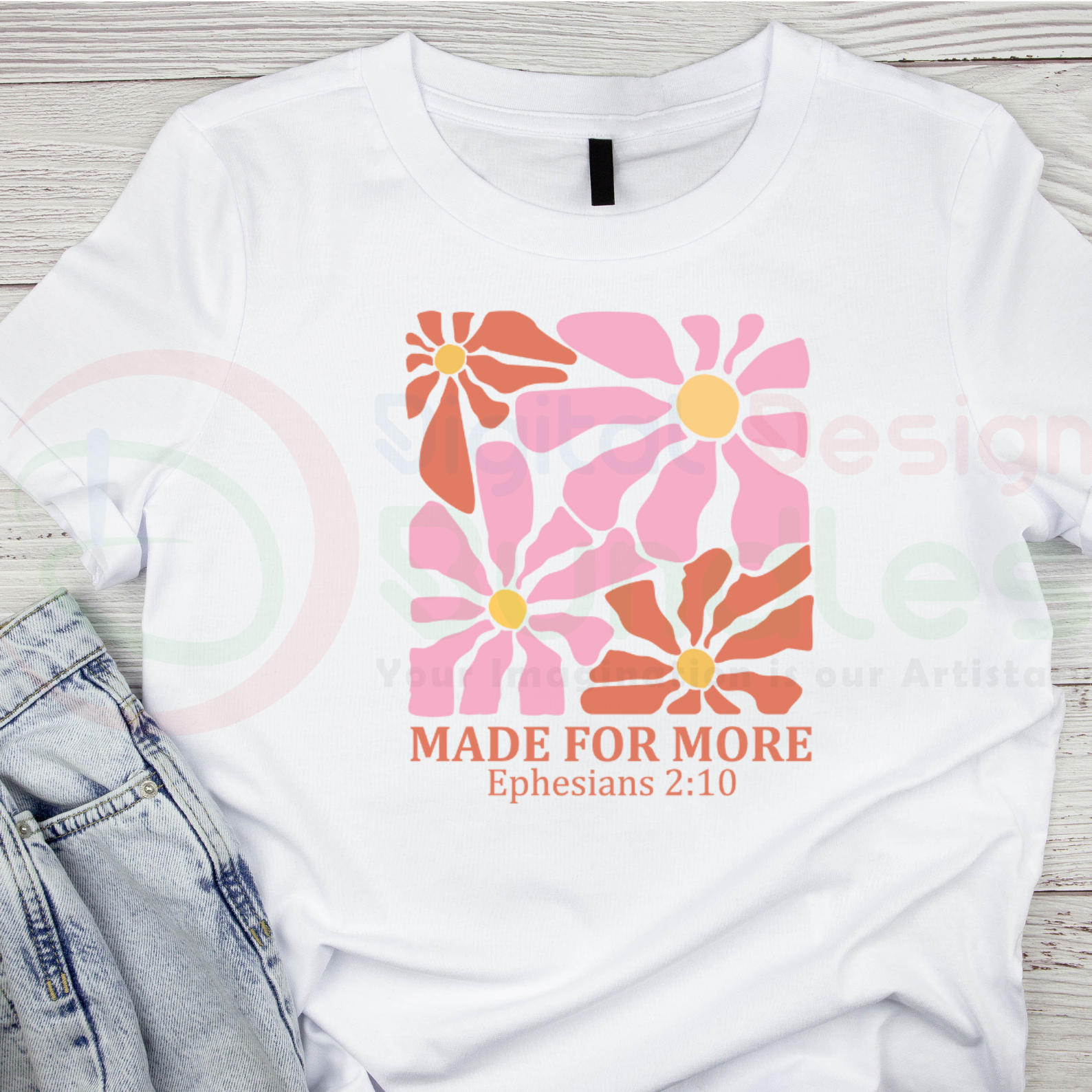 Christian Boho Flower PNG