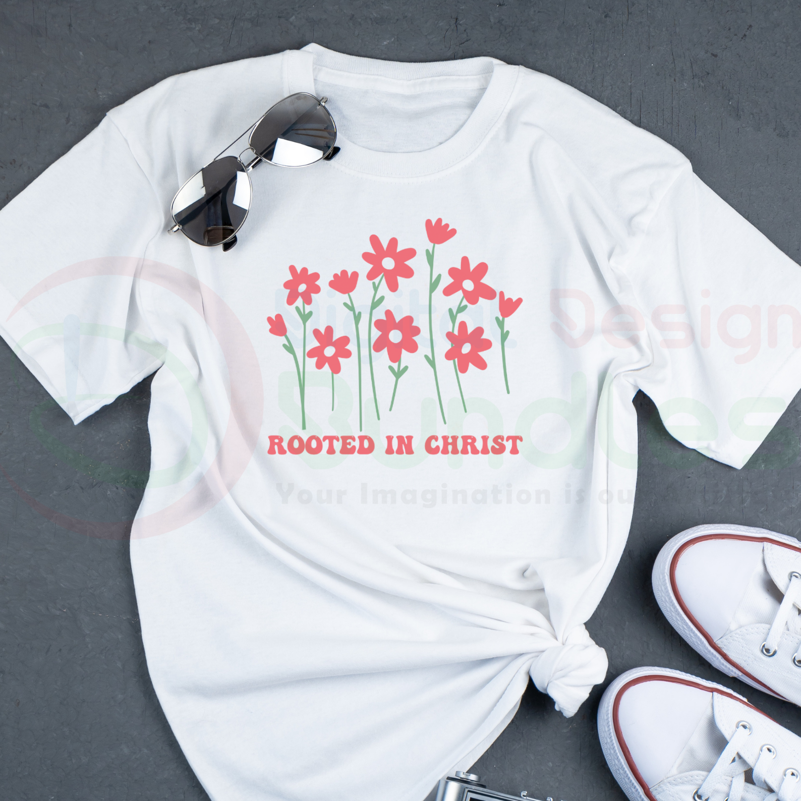 Christian Boho Flower PNG