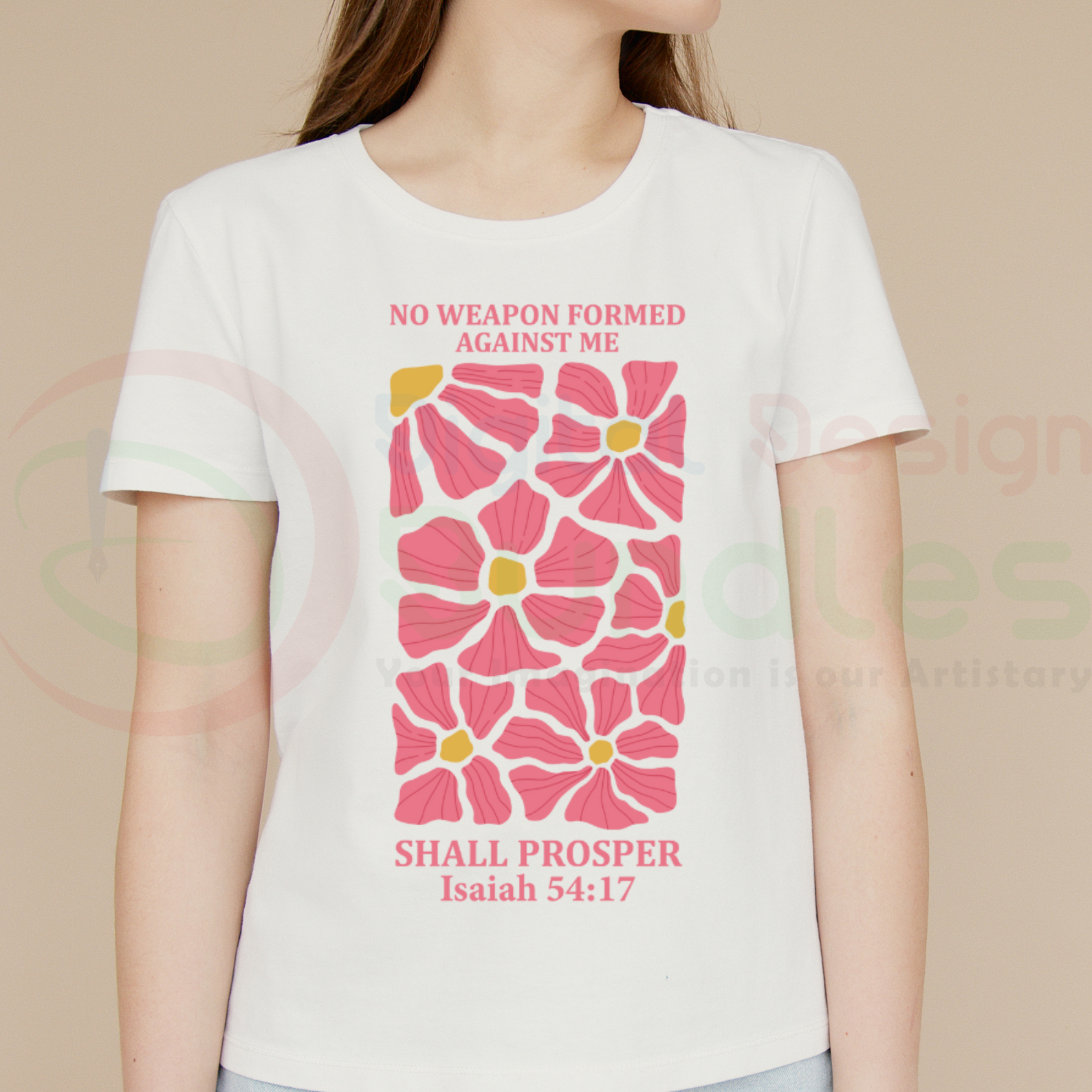 Christian Boho Flower PNG