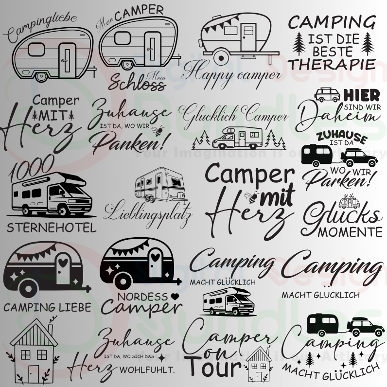 German Camping SVG