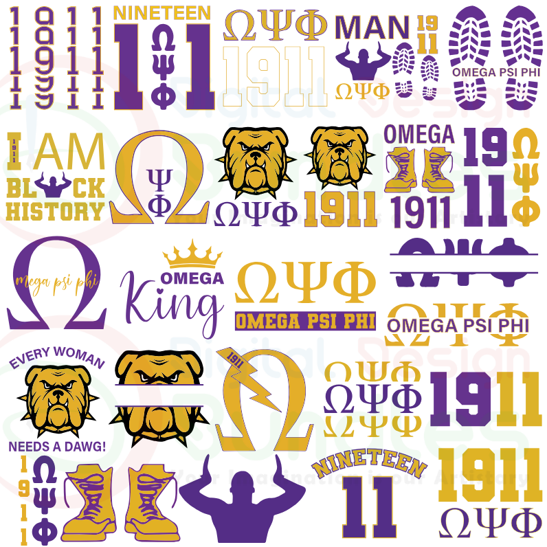 Omega Psi Phi SVG