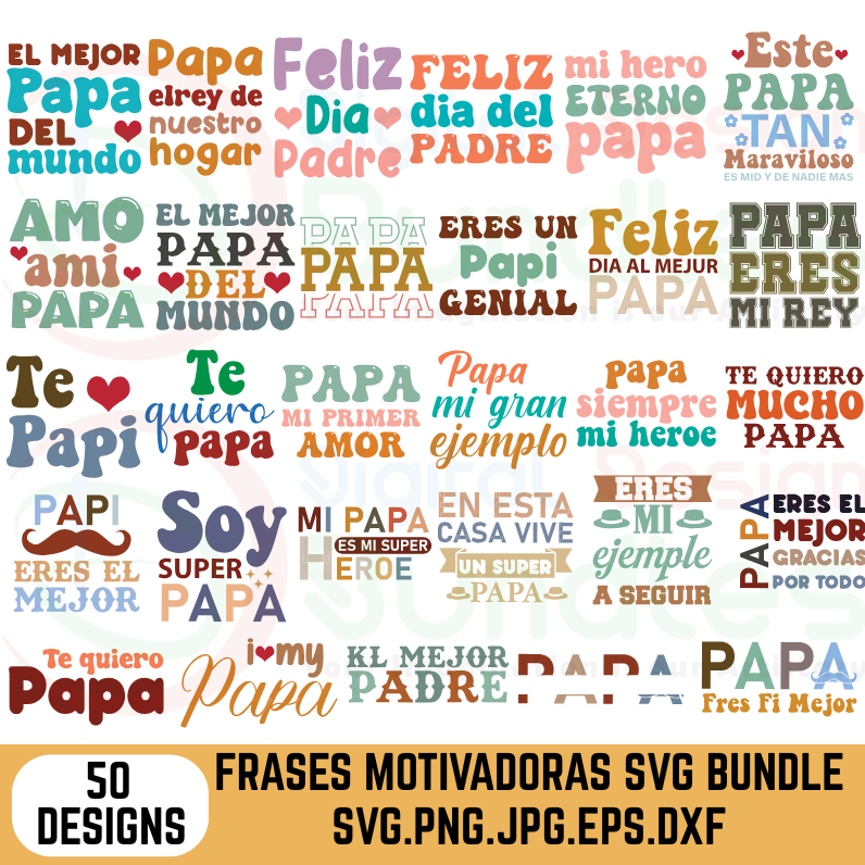 Frases Para el Dia del Papá Svg