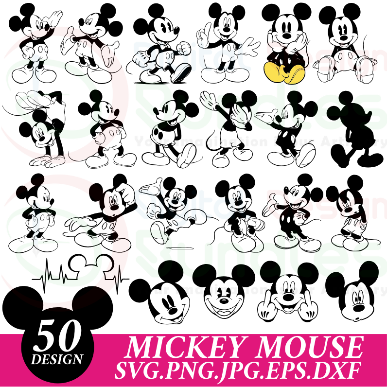 Mickey Mouse SVG