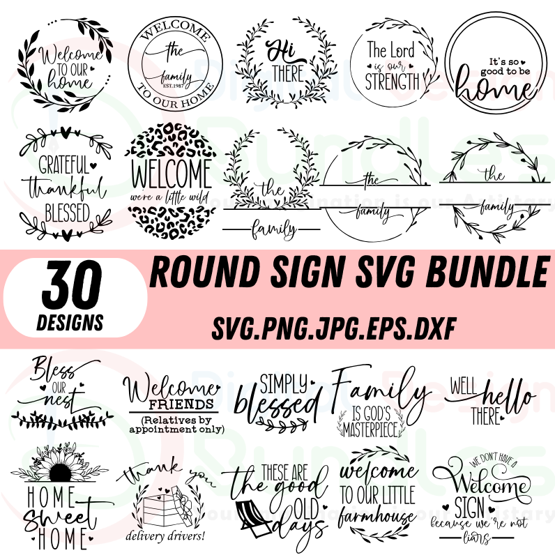 Round Sign SVG