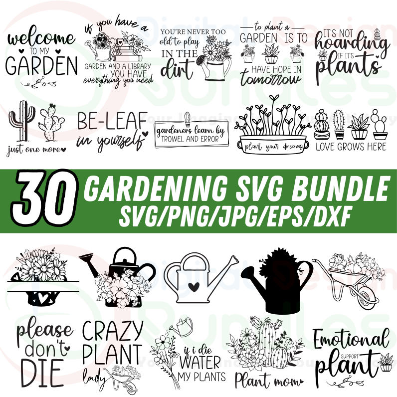 Gardening SVG Bundle