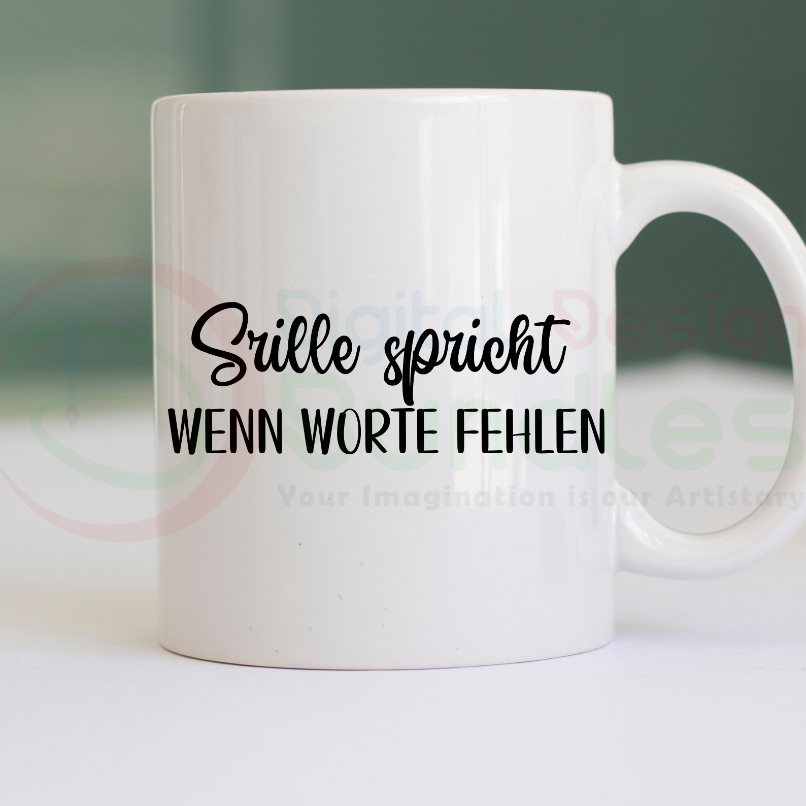 German Trauer Saying SVG
