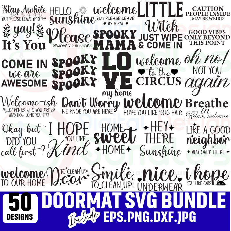 Funny DoorMat SVG