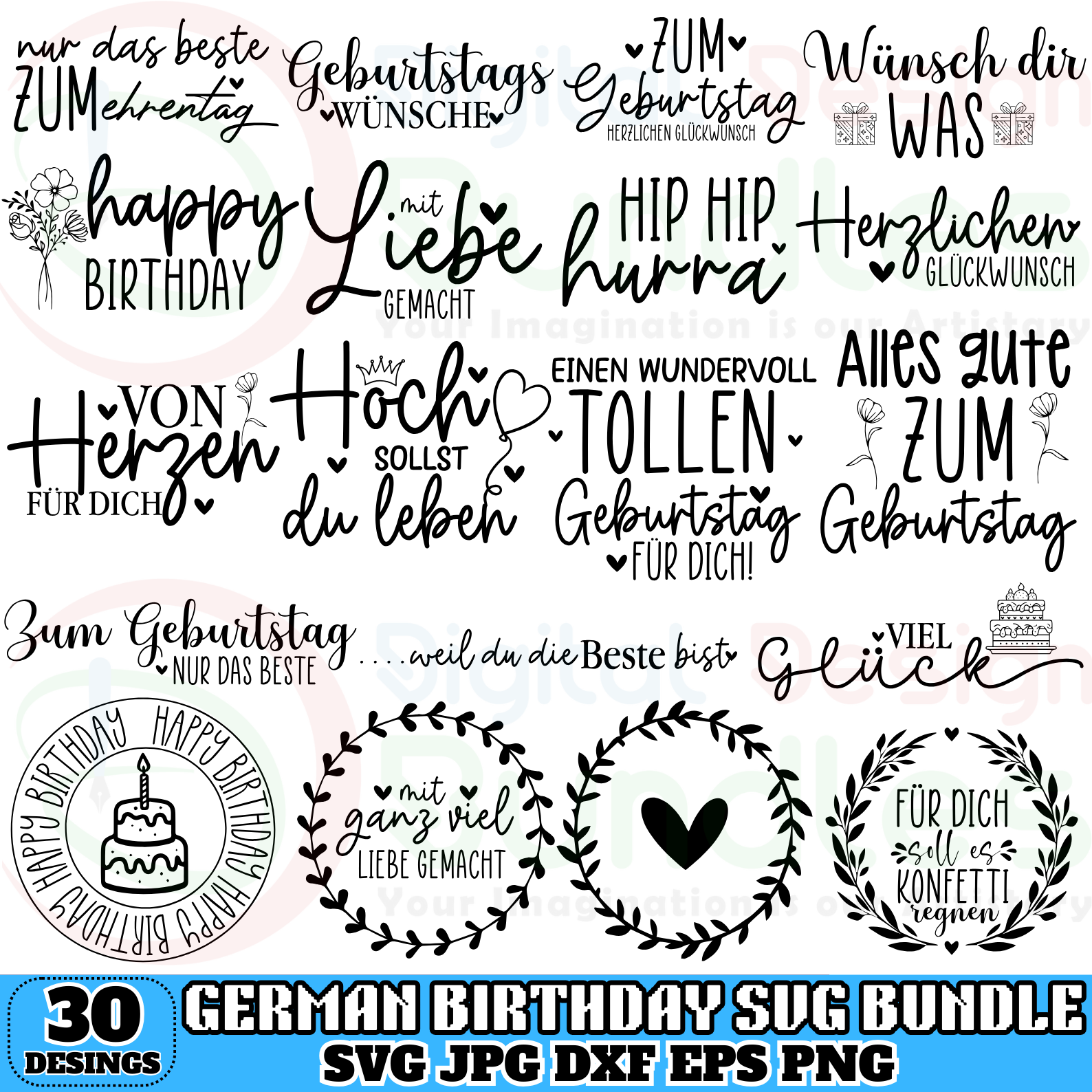 Birthday Plotter SVG