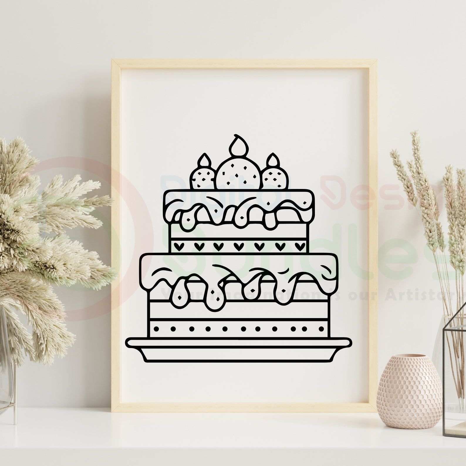 Birthday Plotter SVG