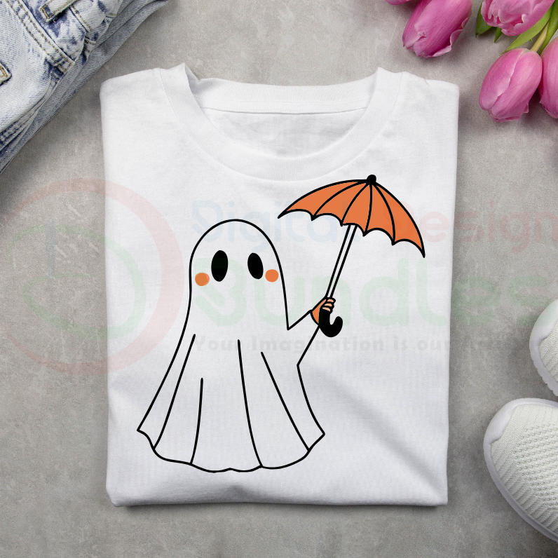 Cute Ghost Halloween SVG