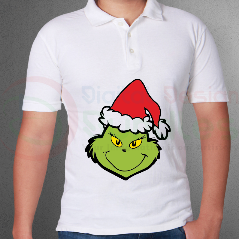 Grinch Face SVG