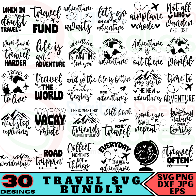 Travel SVG Bundle