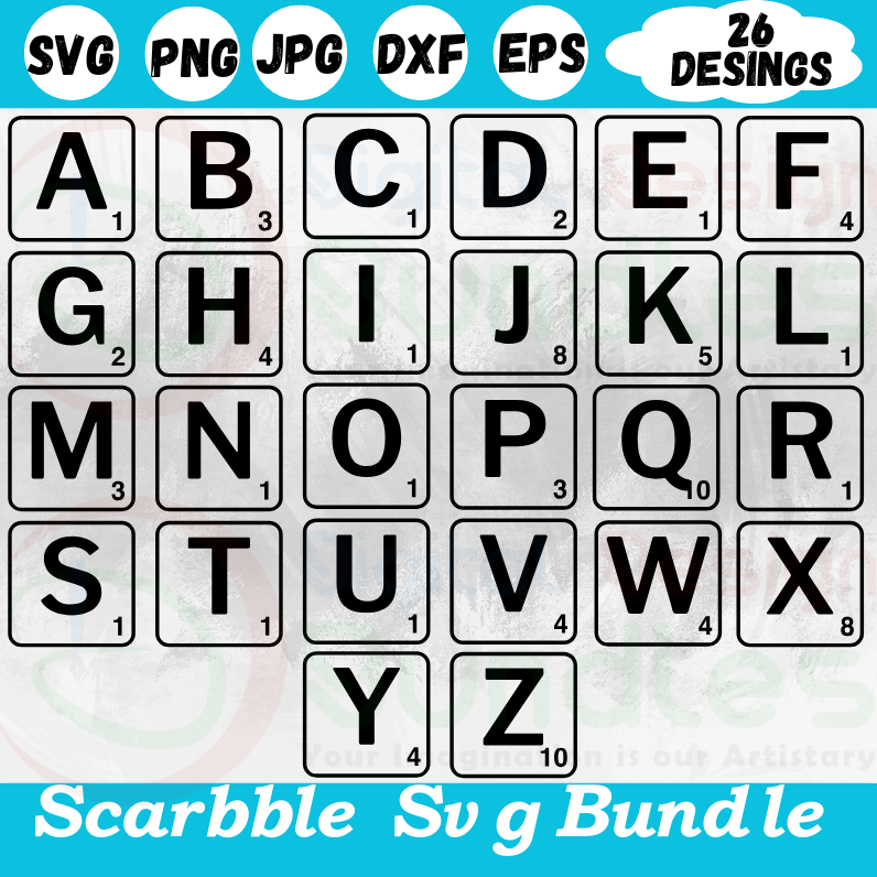 Scrabble SVG Bundle