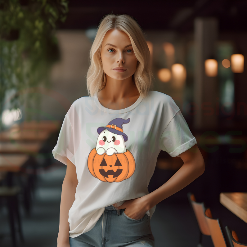 Cute Ghost Halloween PNG