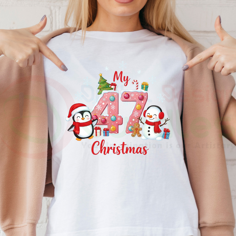 Christmas Numbers PNG