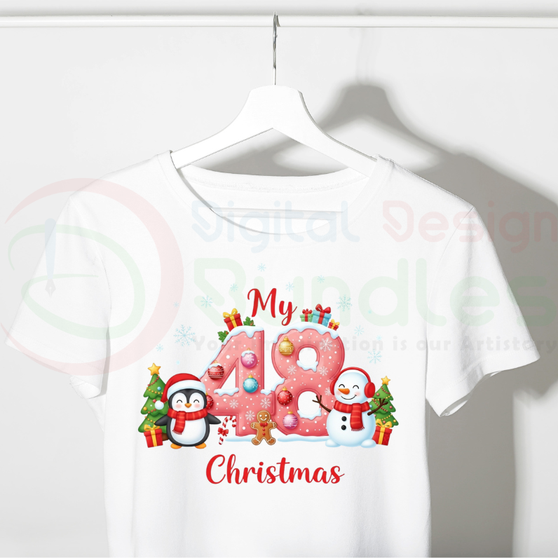 Christmas Numbers PNG