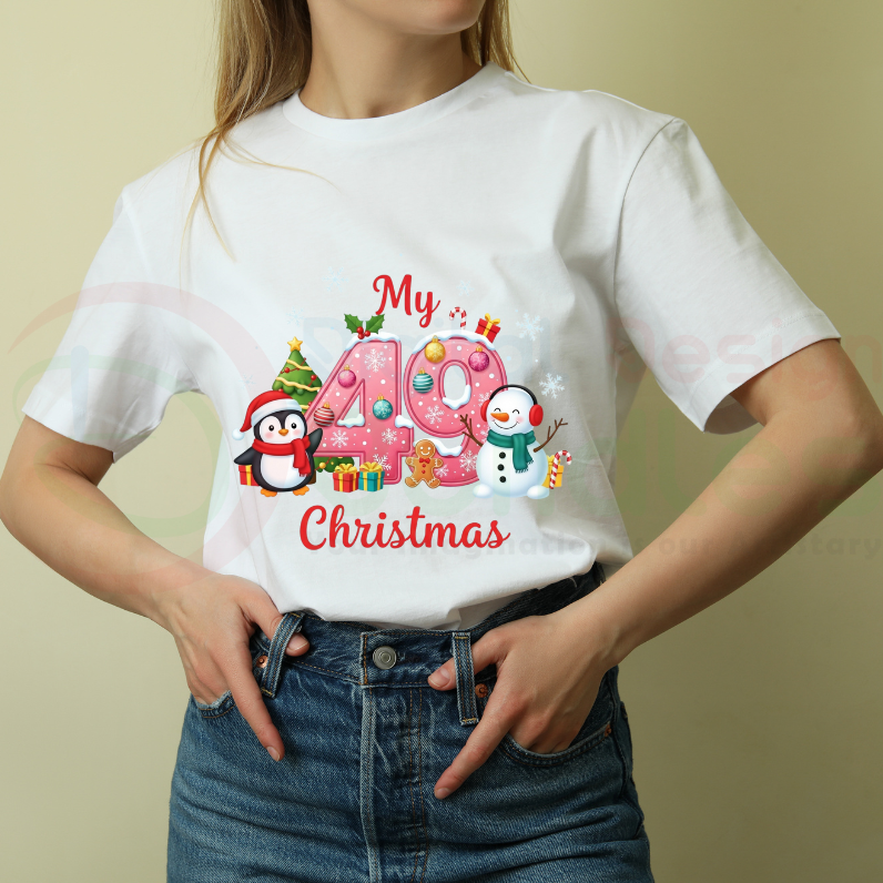 Christmas Numbers PNG