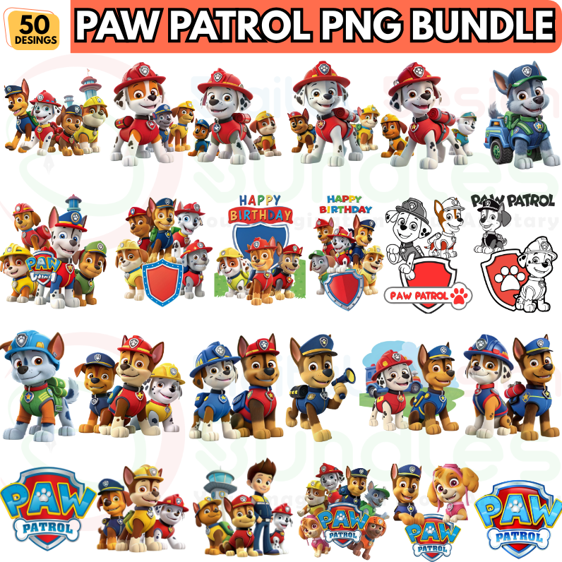 Paw Patrol PNG Bundle