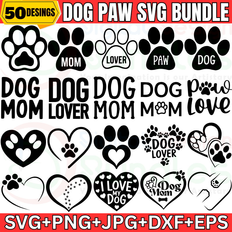 Dog Paw SVG