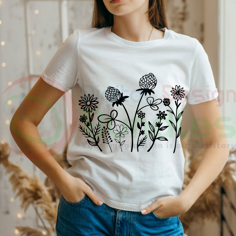 Wild Flower SVG - 1