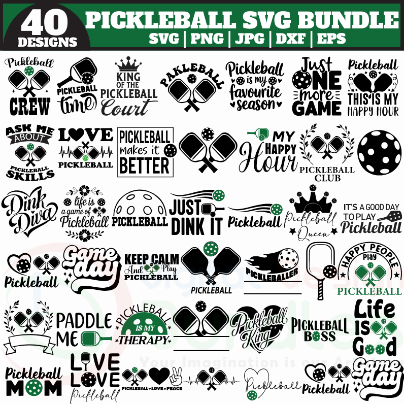 Pickleball SVG Bundle