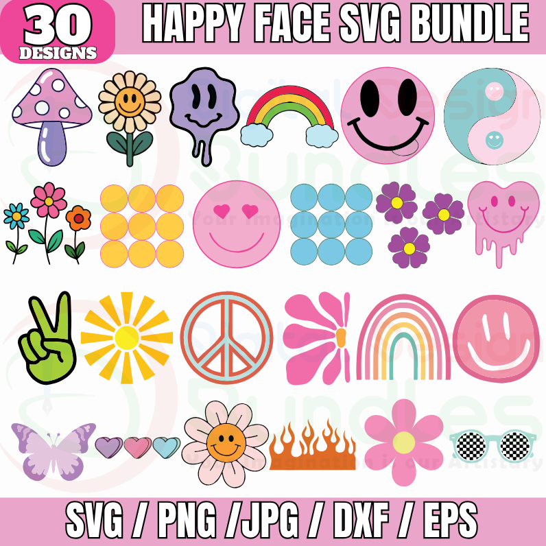 Happy Face SVG