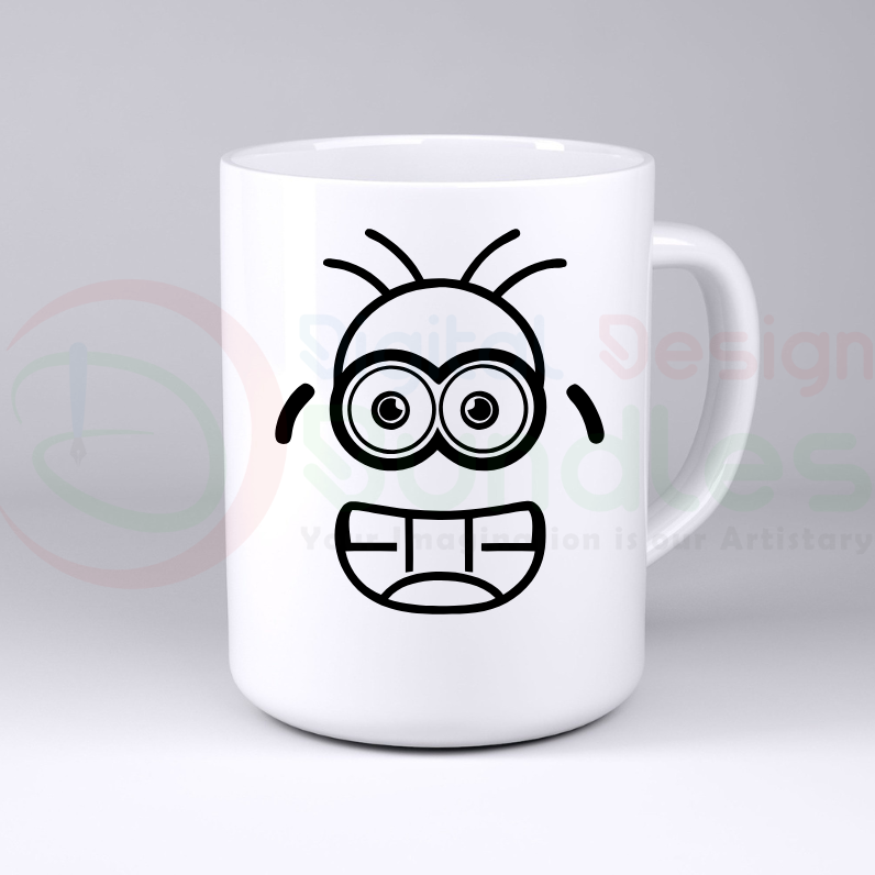 Minions Face SVG