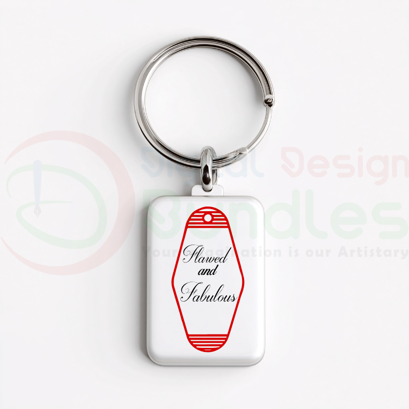 Motel Keychain SVG