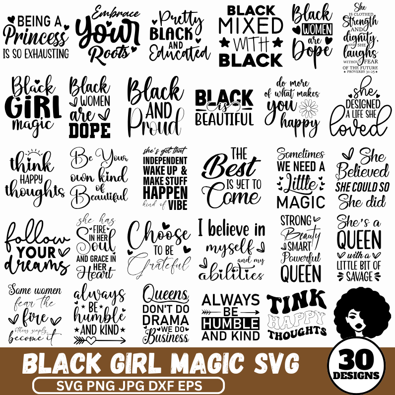 Black Girl Magic SVG