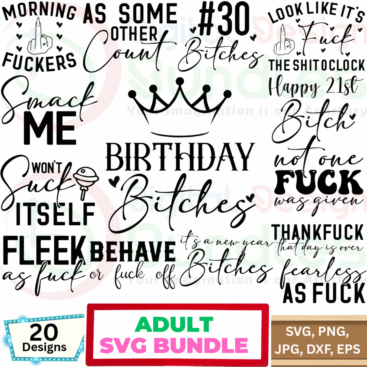 Adult SVG Bundle