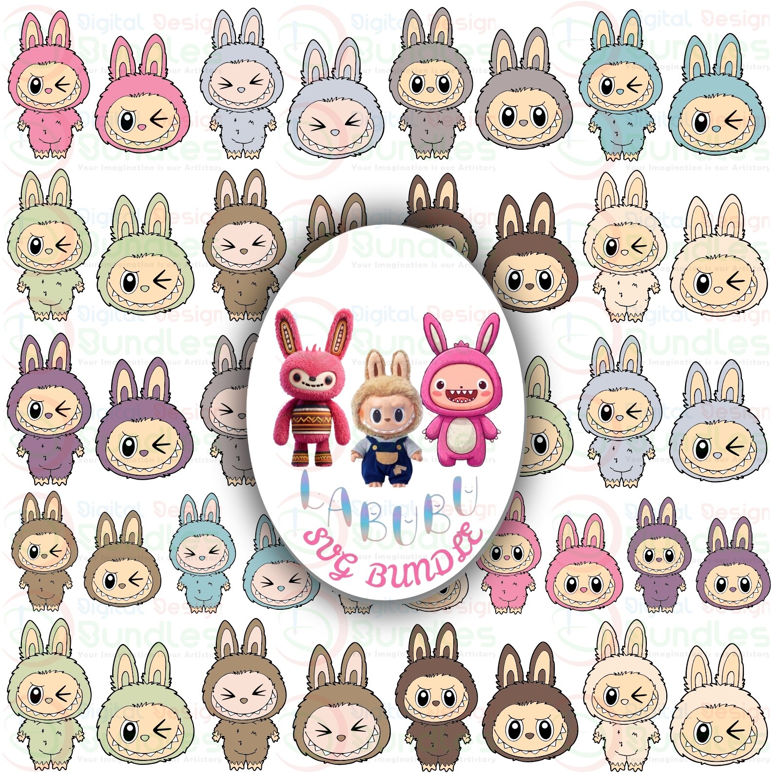 Labubu SVG Bundle - 1