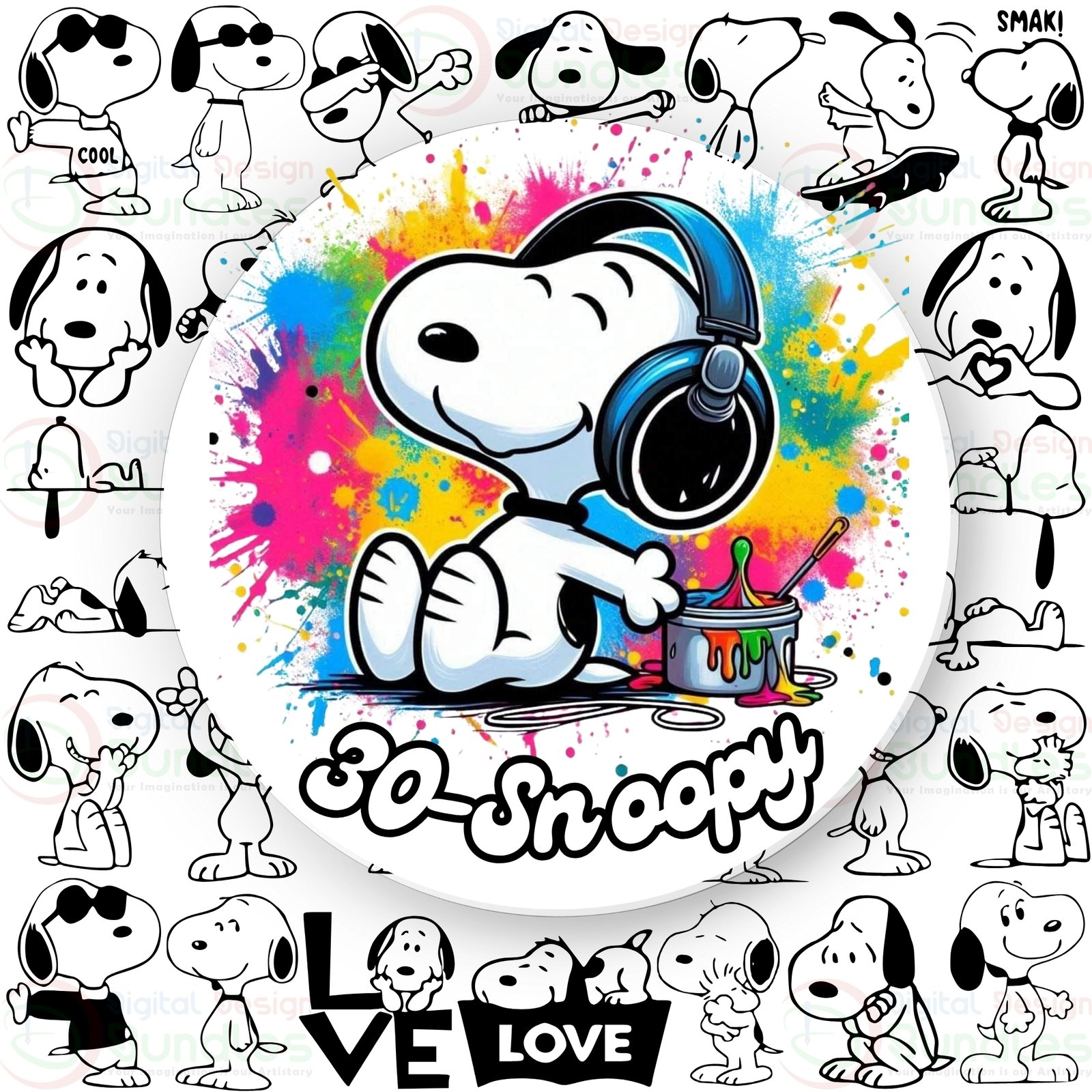 Snoopy Svg Bundle